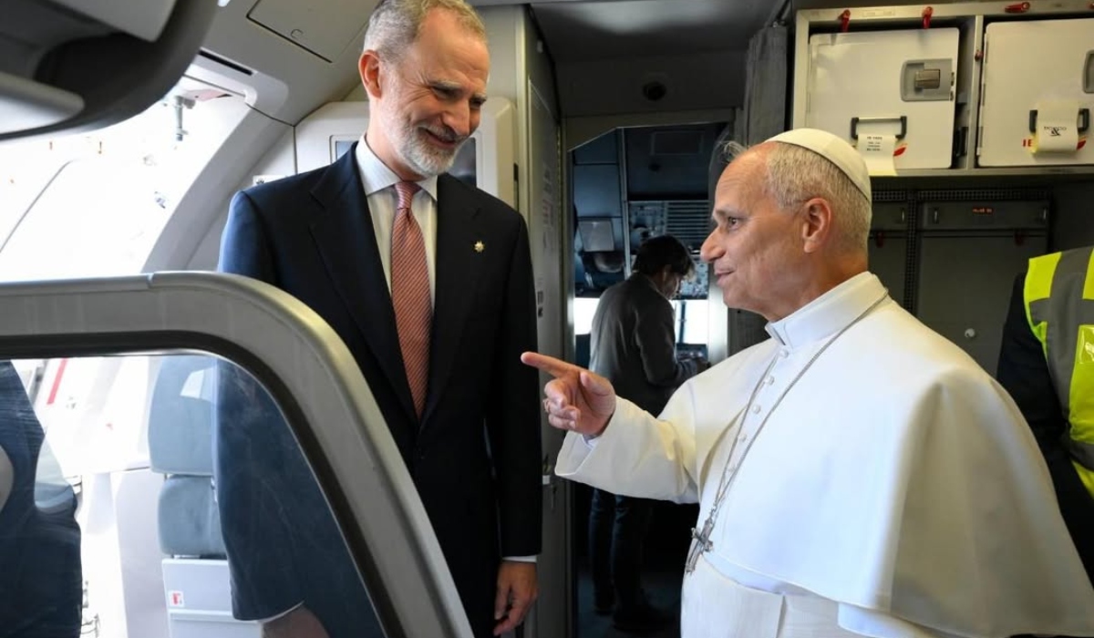 Papa León XIV y Felipe VI